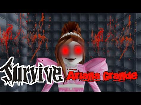 SURVIVE Ariana Grande In Area 51 Roblox Game YouTube