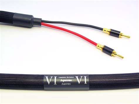 Purist Audio Design Aqueous Aureus Speaker Cable Câbles Hp Et Straps