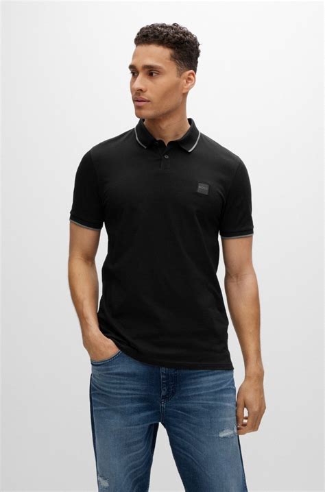 Camisa Polo Boss Passertip Preto Compre Agora Dafiti Brasil