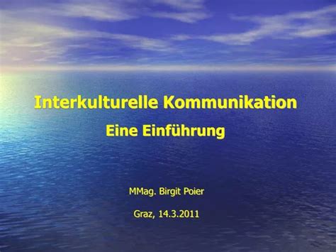 Ppt Interkulturelle Kommunikation Eine Einf Hrung Powerpoint