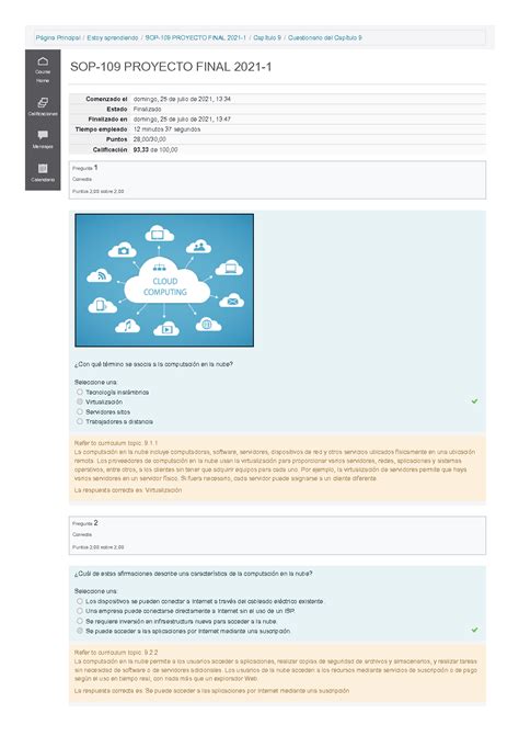 Solution Cuestionario Del Cap Tulo Revisi N Del Intento Studypool