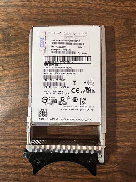 Ibm E Gb Sas Sff Ssd Pseries Iseries For Sale Online Ebay