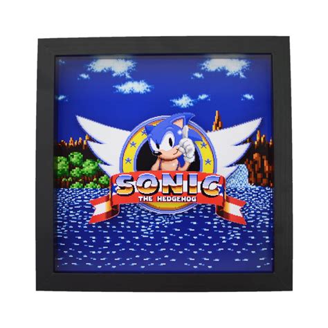 Sonic The Hedgehog Title Screen Retro Games Crafts