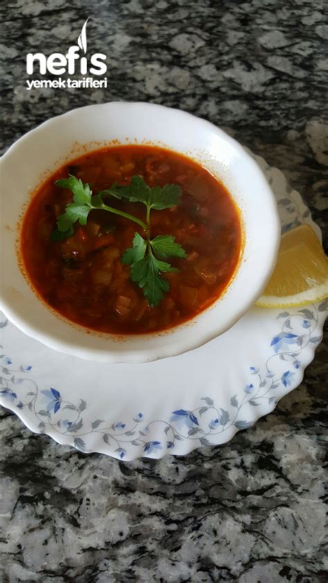 Yeşil Mercimekli Beyaz Lahana Çorbası Nefis Yemek Tarifleri