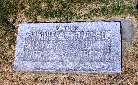 Minnie Alice Howard 1873 1963 Find A Grave Memorial