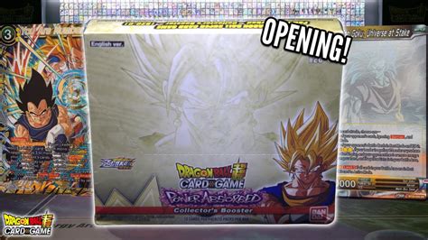 The Rarest Collector S Booster Box Opening Dragon Ball Super Card Game