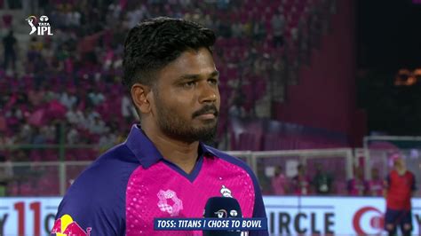 Watch Rr Vs Gt Pre Match Interview Sanju Samson Video Online Hd On