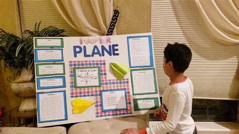 Paper Airplane Science Fair Project YouTube