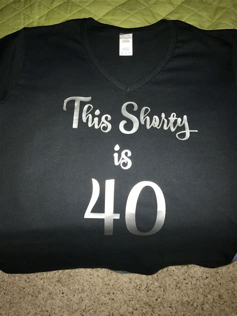 Pin On 40th Birthday Shirts