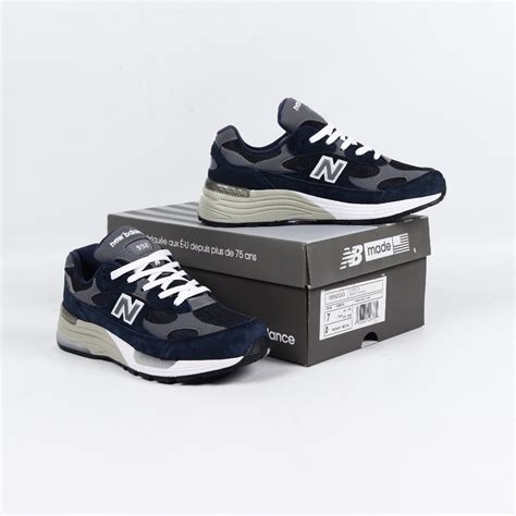 Jual Sepatu Sneakers NB New Balance M 992 GG Navy Grey Shopee Indonesia