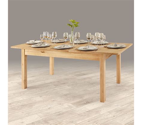 Table 4 pieds L 160 allonge FÉLICIEN bois massif Table BUT