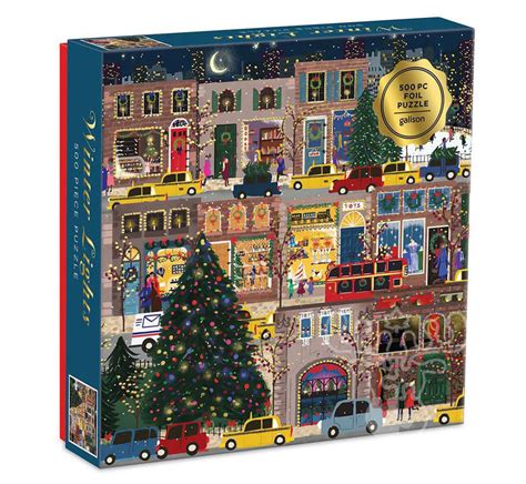 Galison Winter Lights Foil Puzzle Pcs Puzzles Canada