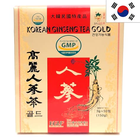 Kgnf 高麗人参茶 3g×50包 150g 粉末 顆粒 エキス 漢方 Gold 韓国みやげ 韓国土産 海外おみやげ 輸入食品 海外お土産