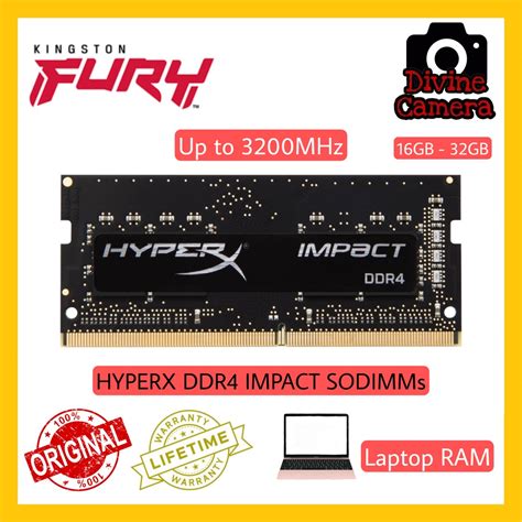 Kingston HyperX DDR4 16GB 32GB 2666MHz 2933MHz 3200MHz Impact