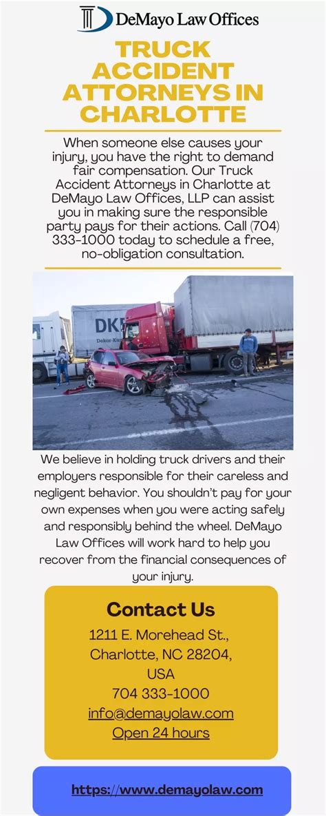 Ppt Truck Accident Attorneys In Charlotte Powerpoint Presentation