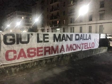 Milano CasaPound Contro Il Centro Di Accoglienza Alla Caserma Montello