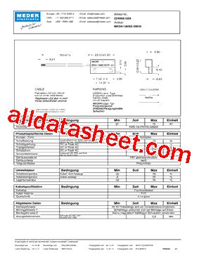 MK04 1A66E 500W DE Datasheet PDF Meder Electronic