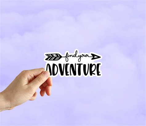 Find Your Adventure Sticker Explore Sticker Travel Sticker Water