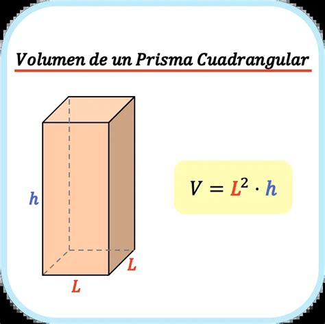 Formula Para Calcular El Volumen De Un Prisma Cuadrangular - Printable Templates Free