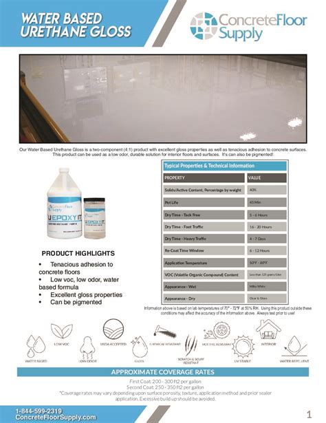 Floor Coatings | Urethane | Concrete Floor Supply