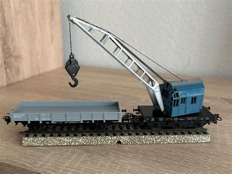 M Rklin Kranwagen Krupp Mit Flachbodenwagen Sbb Kaufen Auf Ricardo