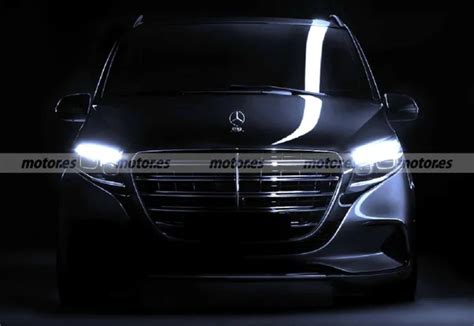 Facelift Para La Mercedes Benz Clase V Primer Teaser Del Redise O De