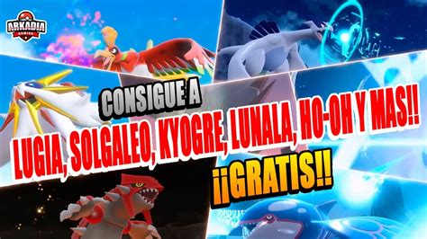 REPARTO GIVEAWAY LUGIA SOLGALEO KYOGRE LUNALA HO OH Y MAS 1 SUB