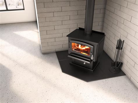 Wood Stove Corner Hearth