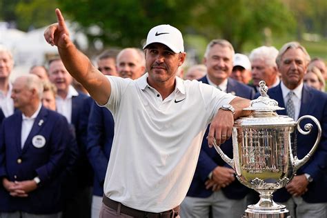 PGA Championship Koepka Wins Scheffler Earns Top Rank And Block