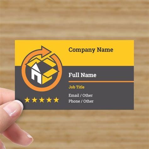 Hvac standard business cards templates designs – Artofit