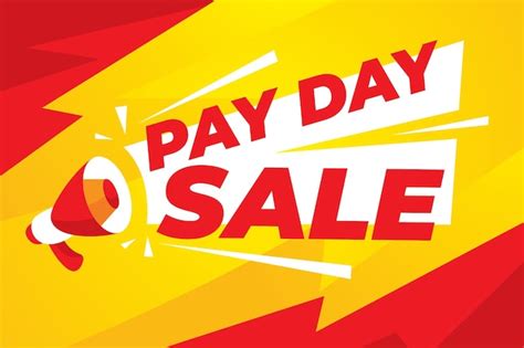 Premium Vector Pay Day Sale Text Effect Discount Banner Promotion