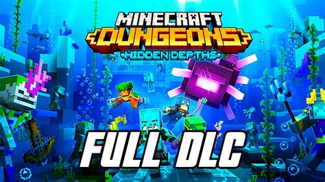 Minecraft Dungeons Hidden Depths Dlc Full Gameplay Walkthrough Xbox