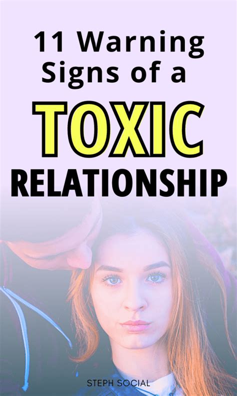 Warning Signs Of A Toxic Relationship Steph Social