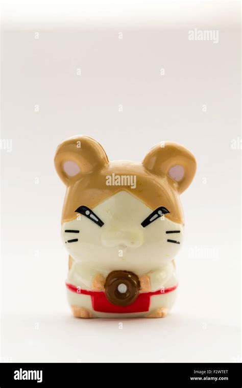 Japanese plastic Anime Hamtaro hamster cartoon character, Howdy, from ...