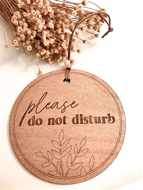 Please Do Not Disturb Welcome Please Knock Double Sided Door Hanger