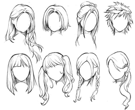 Mod Les De Cheveux Dessin Land How To Draw Hair Manga Hair Female