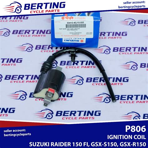 Sgp Ignition Coil Suzuki Raider Fi Gsx S Gsx R Genuine