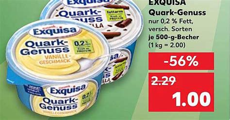Exquisa Quark-genuss Angebot bei Kaufland - 1Prospekte.de