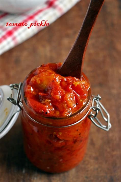 Tomato Pickle Recipe How To Make Tomato Pickle