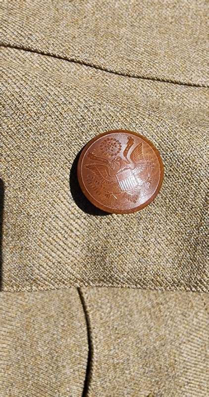 Ww1 Us Army Service Tunic Plastic Buttons Uniform Buttons Us