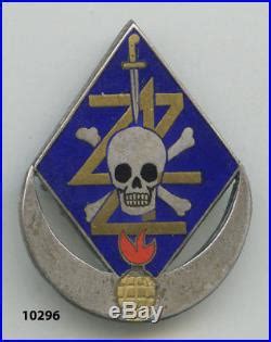 Insigne Zouave Corps Franc Rgt De Zouaves Nde Guerre Mondiale