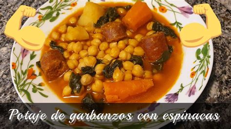 Receta Deliciosa De Potaje De Garbanzos Con Espinacas Y Chorizo