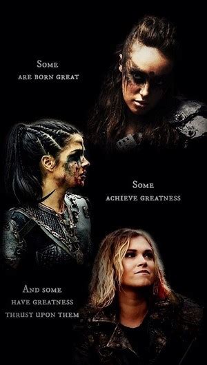 Clarke And Lexa The 100 TV Show Fan Art 39447082 Fanpop