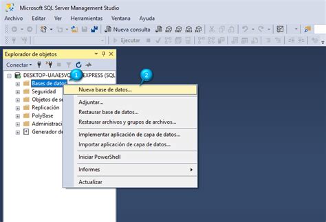 Crear Base De Datos Sql Sqlserverdb