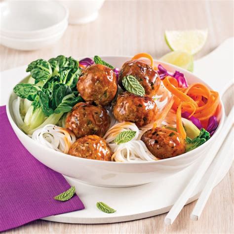 Boulettes de veau et légumes sauce teriyaki Les recettes de Caty