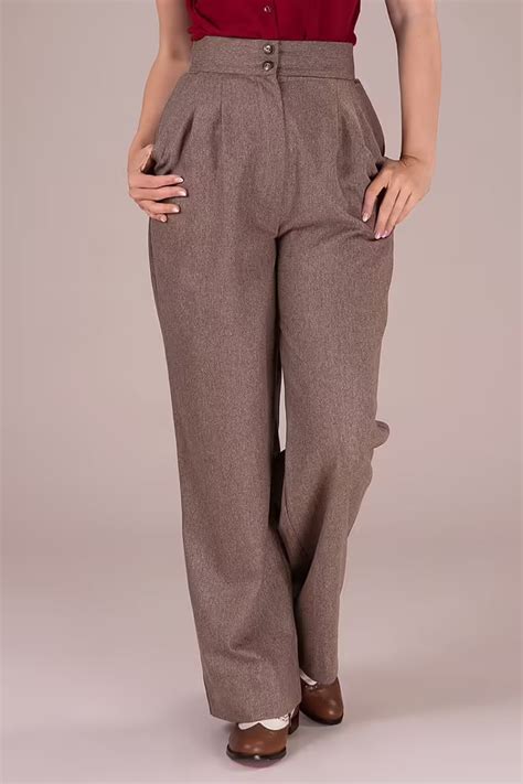 Emmy Design The Good Old Grandpa Pants Soft Brown Melange In 2022