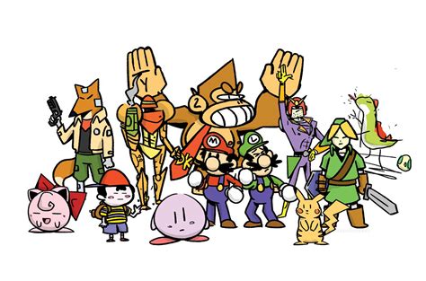 N64 Super Smash Bros Fan Art @jakelemonkey : r/Illustration