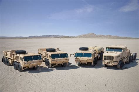 Us Army Awards Oshkosh Contract For Heavy Tactical Vehicles