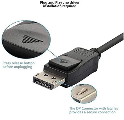 XForm DP To VGA Adapter Display Port To VGA Adapter Male To Female