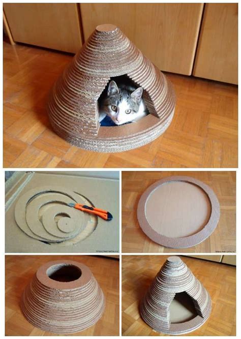 27 Supers Idées Bricolage Pour Chats Et Chiens Bricolage Pour Chat